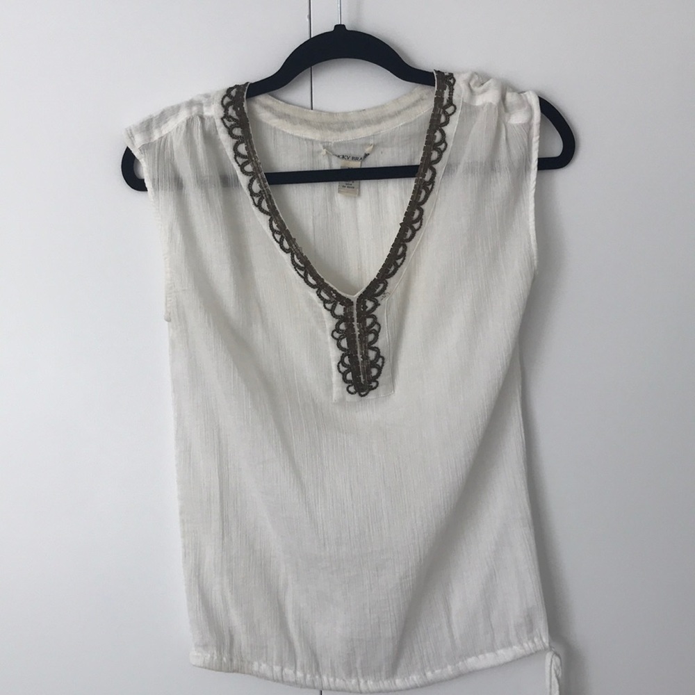 Lucky Brand beaded top